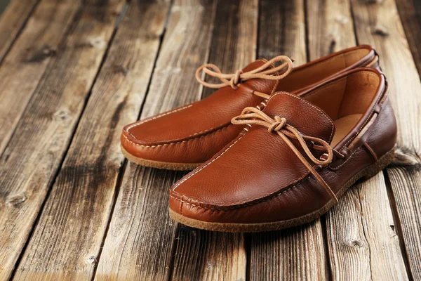 Мода коричневые туфли — стоковое фото