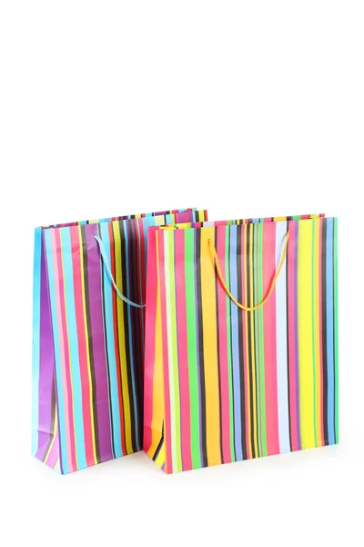 Bolsas de compras de papel de colores —  Fotos de Stock