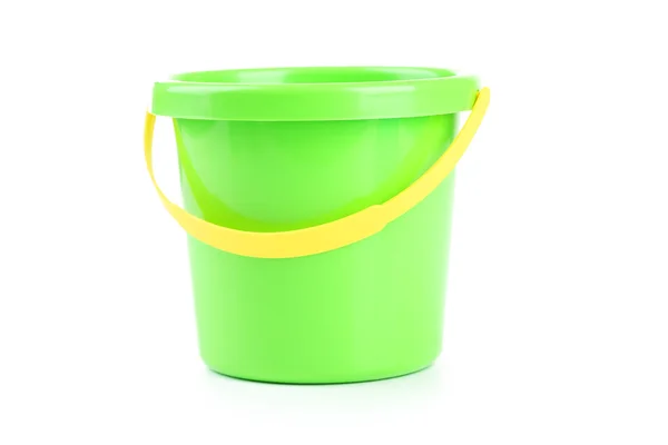 绿色的塑料桶 — 图库照片