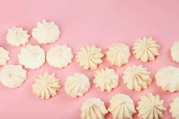 Soubory cookie francouzské pusinky — Stock fotografie