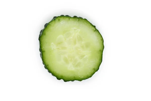 Slice of fresh cucumber — Stock Photo, Image