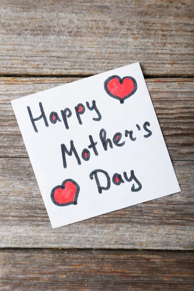 Tarjeta del Día de las Madres Feliz — Foto de Stock