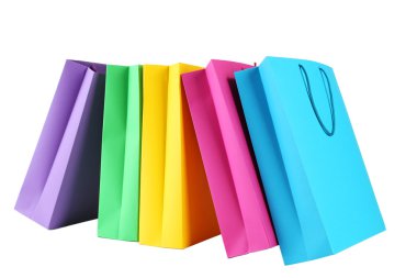 renkli alışveriş torbaları