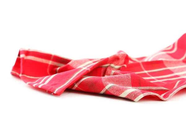 Красная полосатая салфетка — стоковое фото