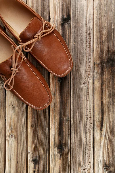 Fashion brown shoes — Stock Photo, Image