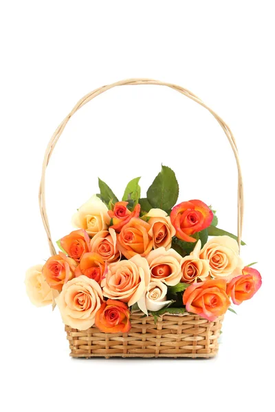 オレンジのバラの花束 — ストック写真