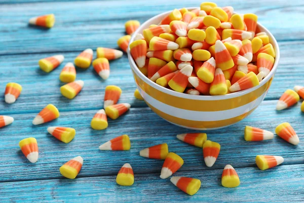 Halloween candy corns — Stock Photo, Image