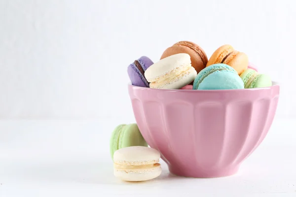 French colorful and tasty macarons — Stock Photo, Image