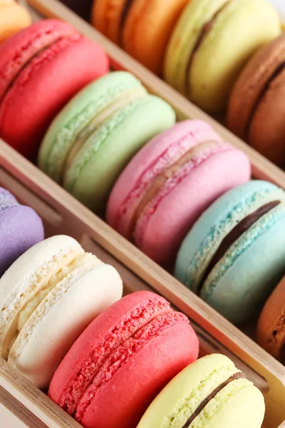 Macarons colorés français — Photo