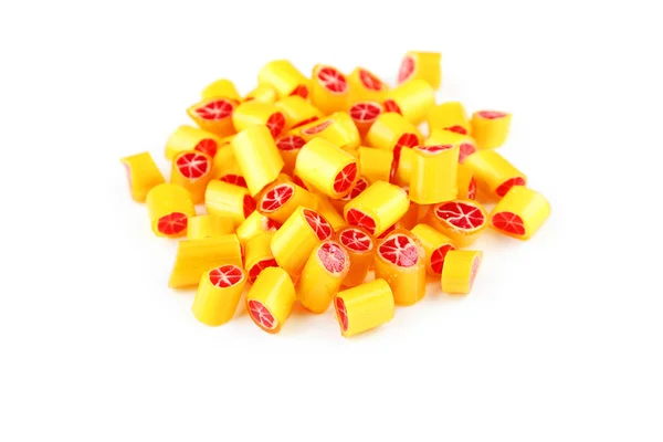 Candies on white background — Stock Photo, Image