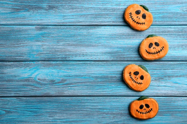 Biscoitos frescos de gengibre de Halloween — Fotografia de Stock