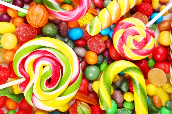 Different fruit candies — Stock Photo, Image