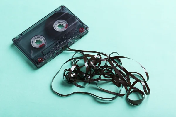 Cassete de fita de áudio — Fotografia de Stock