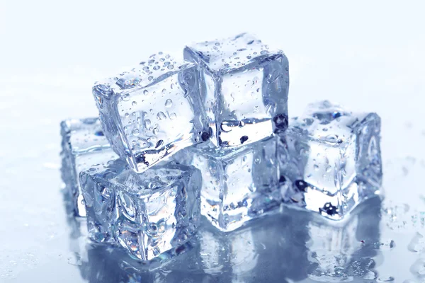 Cubos de hielo para cócteles — Foto de Stock