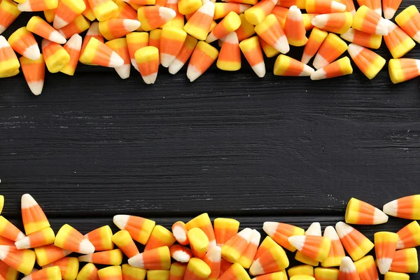 Halloween candy corns — Stock Photo, Image