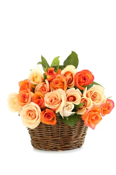 Аромат апельсиновых роз — стоковое фото