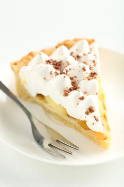 Tarta de manzana con merengue — Foto de Stock