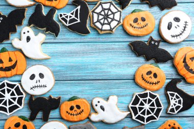 Taze Cadılar Bayramı gingerbread çerezleri