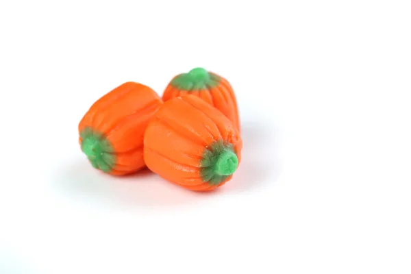 Halloween candy pumpkins — Stock Photo, Image