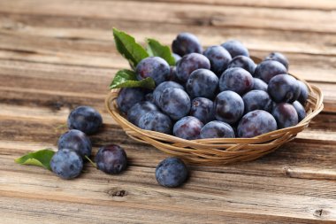 sepet içinde taze Erik