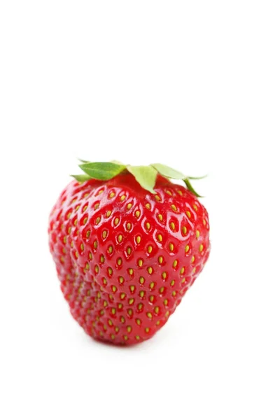 Φράουλα σε λευκό φόντο — Φωτογραφία Αρχείου