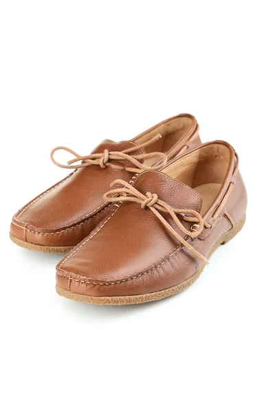 Moda kahverengi Ayakkabı — Stok fotoğraf