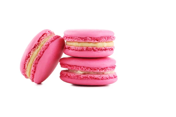 Tasty pink macarons — Stock Photo, Image