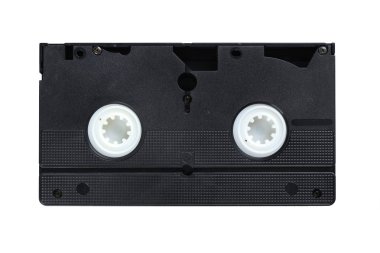 beyaz zemin üzerinde video kaset