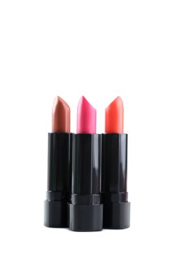 Lipsticks isolated on a white clipart