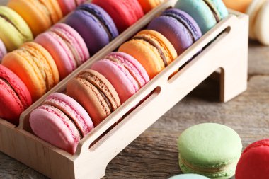 Fransız renkli macarons