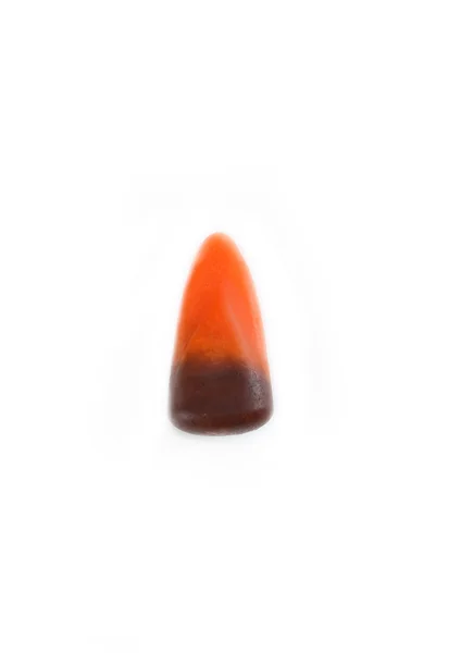 Halloween candy corn isolated — Stock Photo, Image