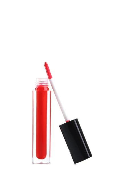Roter Lipgloss isoliert — Stockfoto