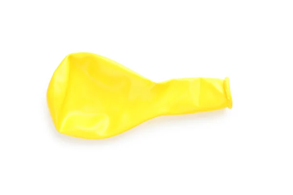 Απομονωμένο κίτρινο μπαλόνι — Φωτογραφία Αρχείου