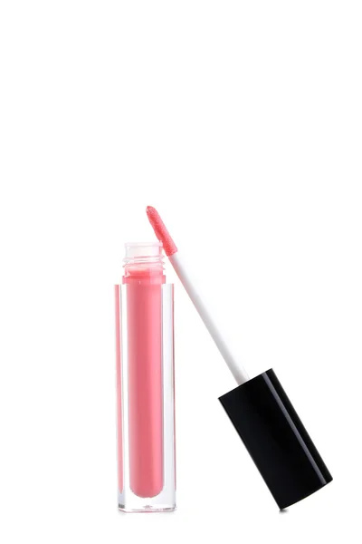 Pink lip gloss isolated — Stock Photo, Image