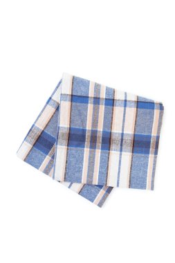 beyaz üzerine katlanmış peçete