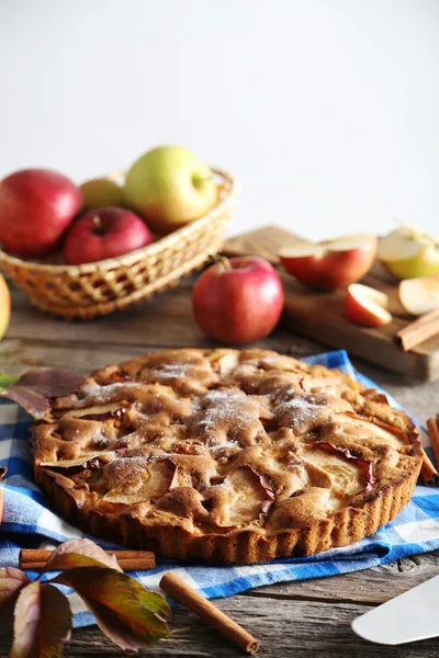 Eigengemaakte appeltaart — Stockfoto
