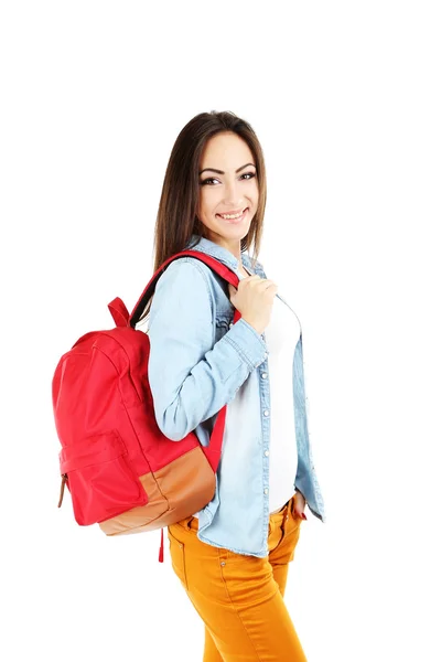 Retrato de una joven estudiante — Foto de Stock