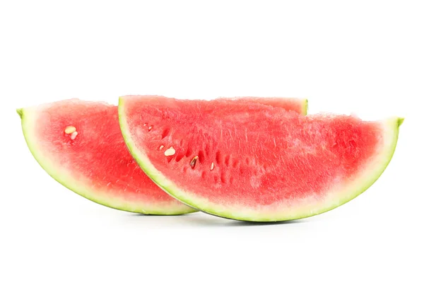 Smakrik vattenmelon skivor — Stockfoto