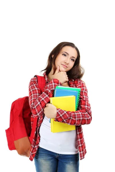 Retrato de una joven estudiante — Foto de Stock