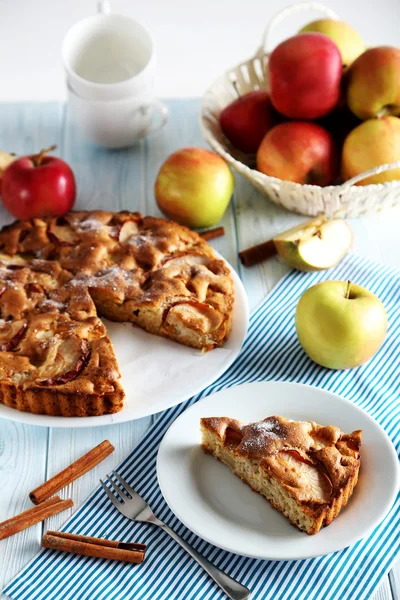 Eigengemaakte appeltaart — Stockfoto