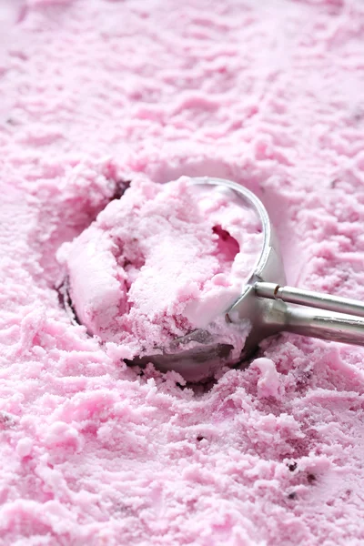 Sweet pink ice cream — Stock Photo, Image