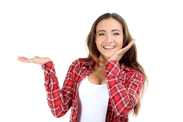 Portret van een jong student meisje — Stockfoto