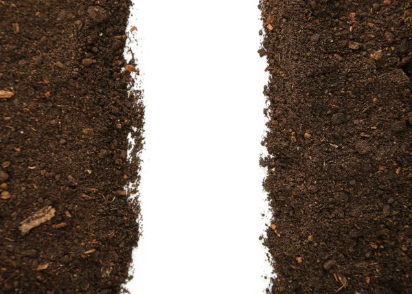 Uprawianej gleby ogrodowe — Zdjęcie stockowe