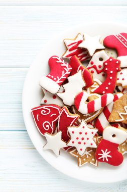 Noel kurabiyeleri plaka