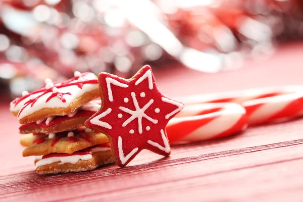 Christmas gingerbread cookies — Stock Photo, Image