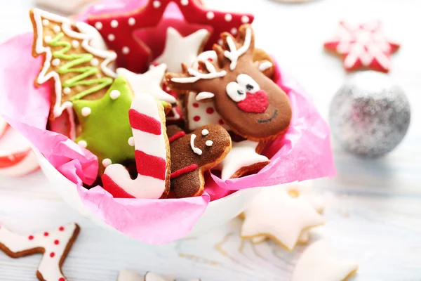 Christmas cookies and candies — Stock Photo, Image