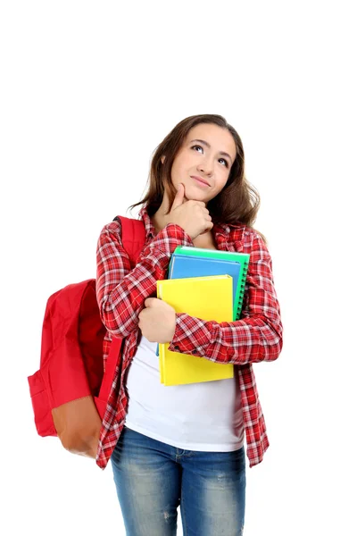 Portrait of a young student girl Stock Photo