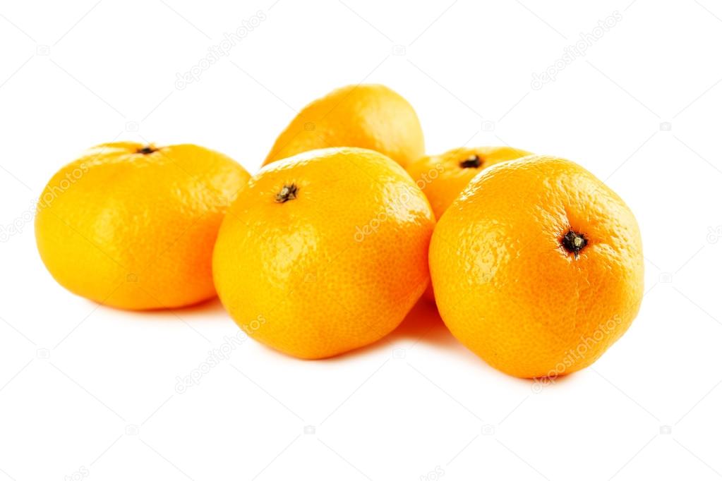Ripe fresh mandarins