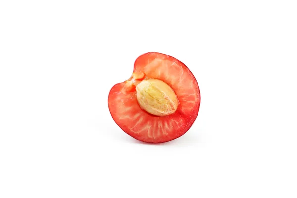 Half of ripe cherry — Stock Photo, Image