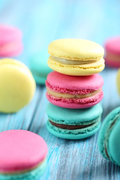 Macarons colorés savoureux — Photo